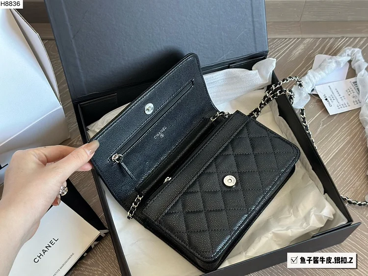 CC new arrival woc caviar leather bag size:19 * 12cm - Image 14