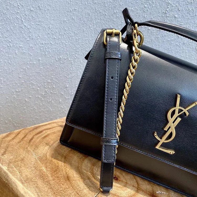 Y MEDIUM SUNSET SATCHEL IN SMOOTH LEATHER - Image 5