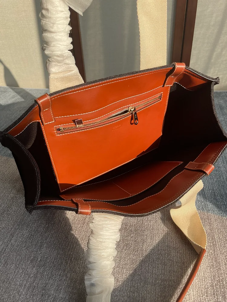 CH winter new styles Woody tote bag brown - Image 8