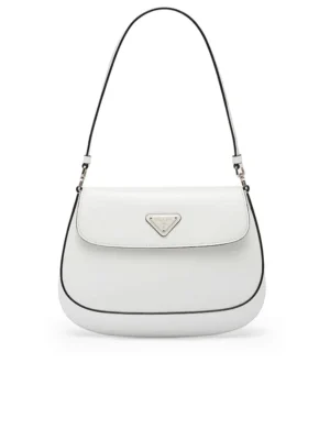 PP PP Cleo Brushed Leather Shoulder Bag with Flap