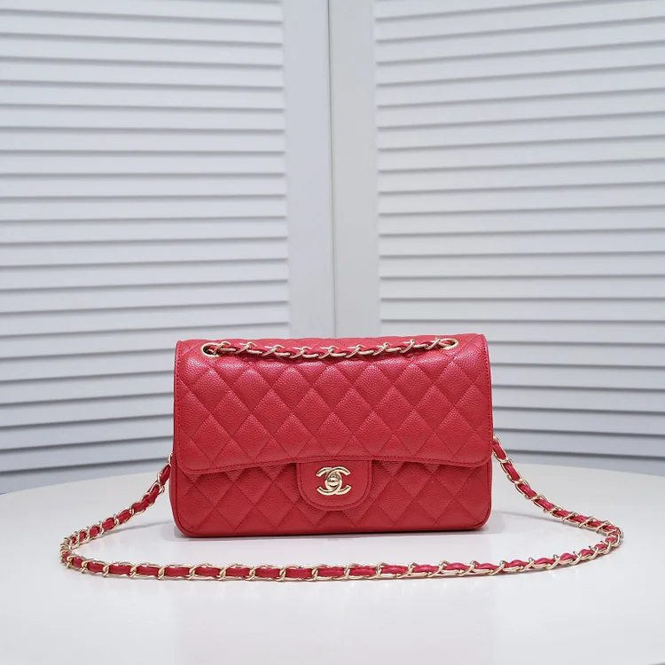 CC CF2.55 caviar leather bag 8 COLORS size: 25.5*16*6.5cm - Image 17
