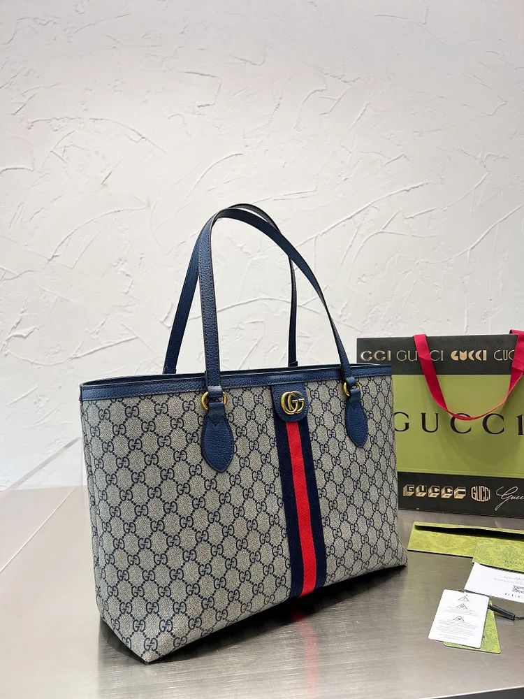 GC479 Ophidia GG Medium Tote / 15″W x 11″H x 5.5″D