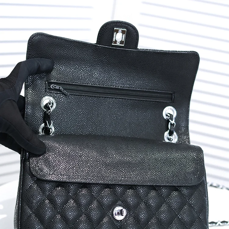 CC CF2.55 caviar leather bag 8 COLORS size: 25.5*16*6.5cm - Image 34