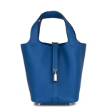 H Picotin Lock 18 Bleu France Clemence Palladium Hardware