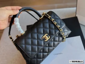 CC new arrival coco handle caviar leather size : 23*13cm