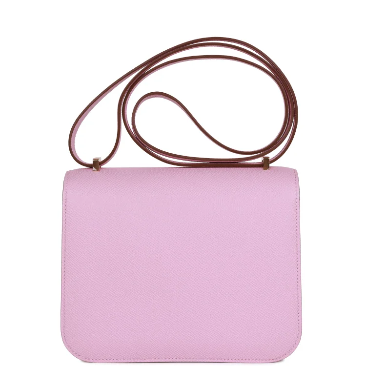 H Constance 18 Mauve Syestre Epsom Rose Gold Hardware - Image 4