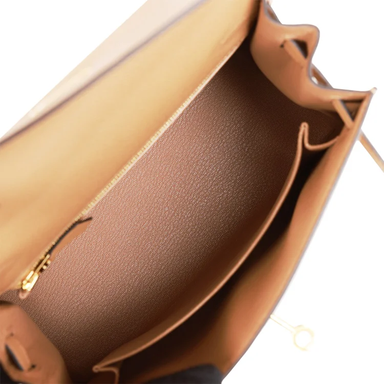 H Kelly Sellier 25 Chai Epsom Gold Hardware - Image 7