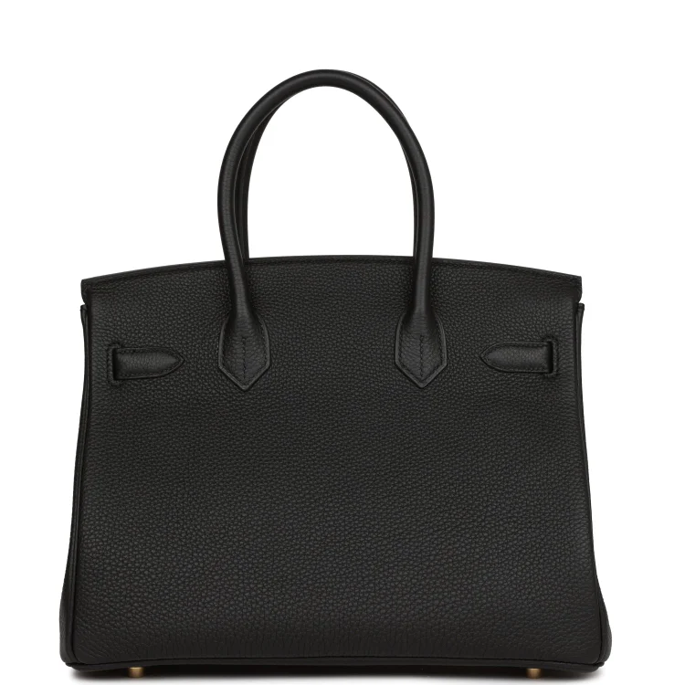 H Birkin 30 Black Togo Gold Hardware - Image 3