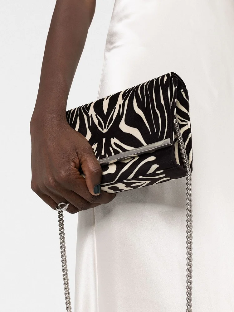 Y Small Crossbody in Zebra Print - Image 2