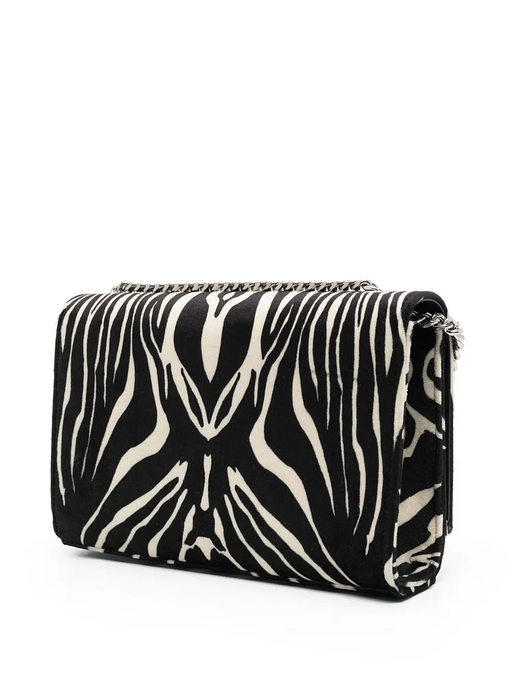 Y Small Crossbody in Zebra Print - Image 3