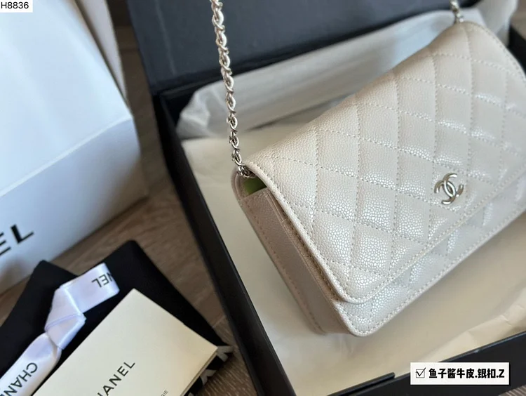 CC new arrival woc caviar leather bag size:19 * 12cm - Image 8