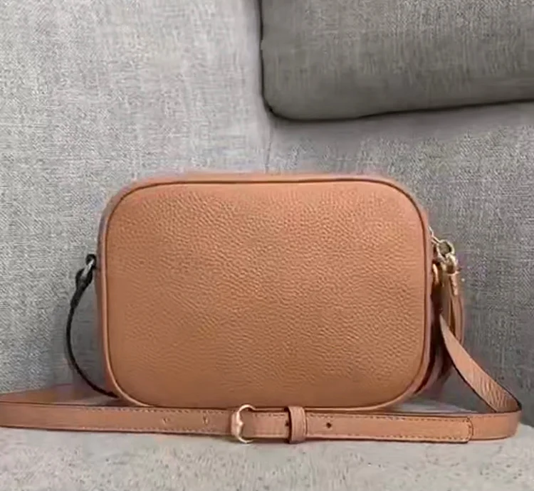 GC427 Rose Beige Leather Soho Small Disco Bag / HIGHEST QUALITY VERSION - Image 3