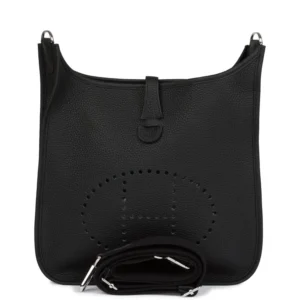 H Evelyne III PM Black Clemence Palladium Hardware