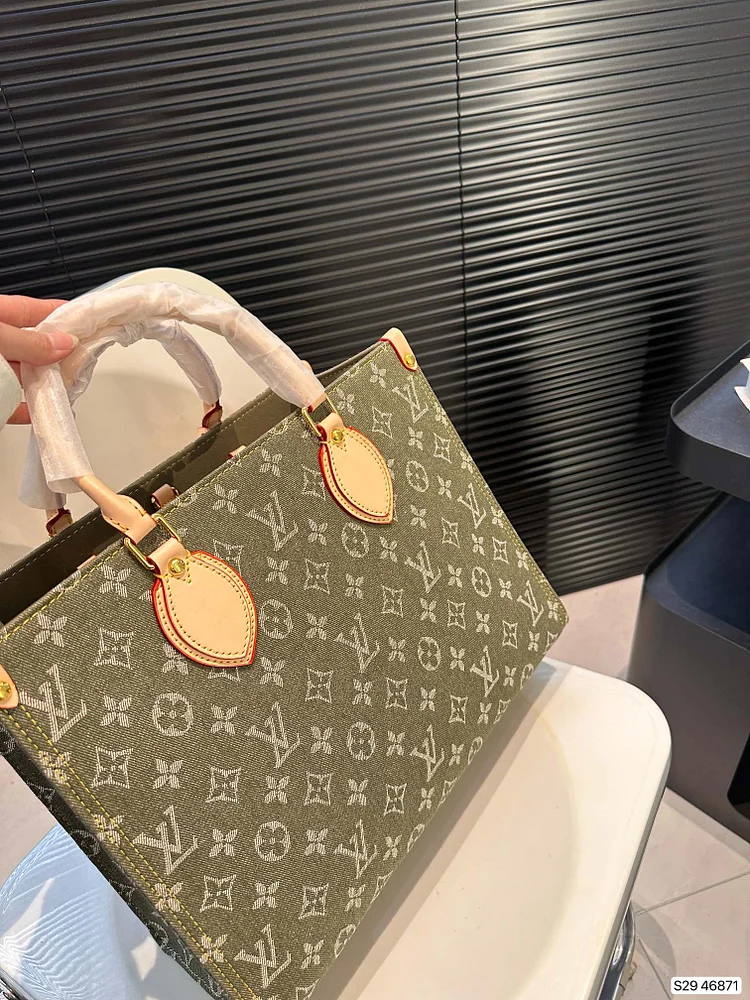 Louis new arrival denim tote bag size: 35 * 28 cm - Image 5