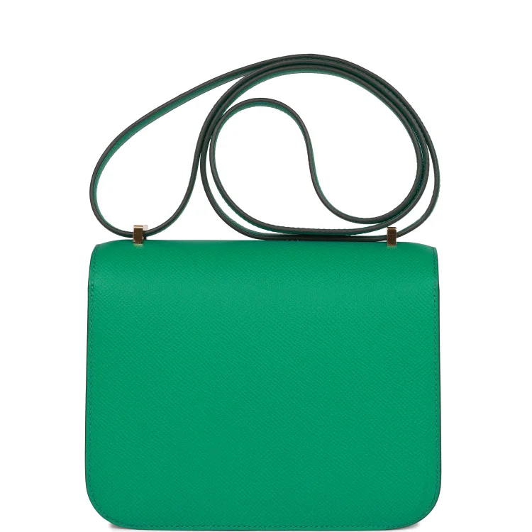 H Constance 18 Vert Jade Epsom Gold Hardware - Image 3