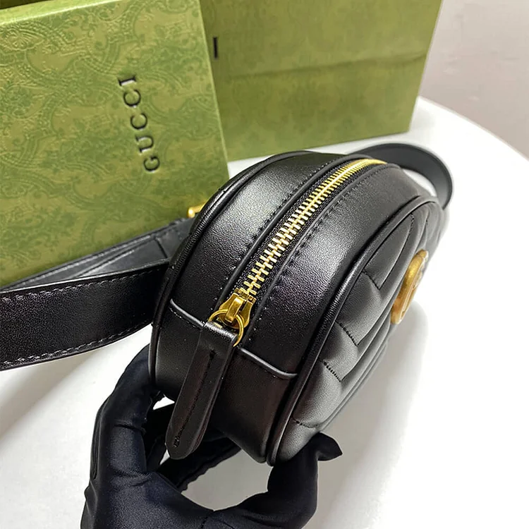 GG Marmont Quilted Leather Belt Bag - Image 4