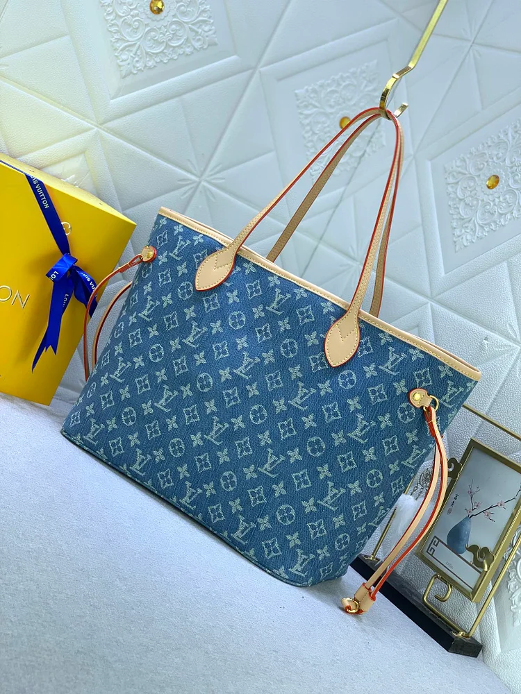 Louis neverfull denim new arrival size : 32*29*17 cm - Image 2