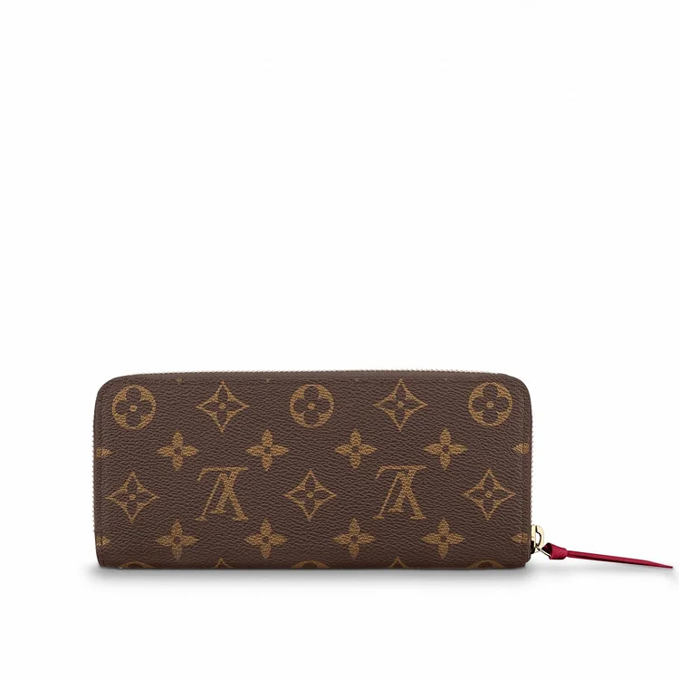 L-bag Monogram Canvas Clemence Wallet M60742 Fuchsia - Image 4