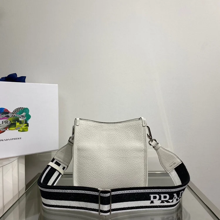 Pra Mini Shoulder Bag White For Women, Women??s Bags 7.9in/20cm - Image 5