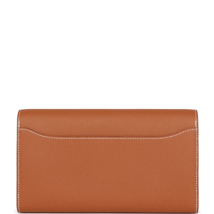 H Constance Wallet To Go Gold Epsom Gold Hardware - Image 3