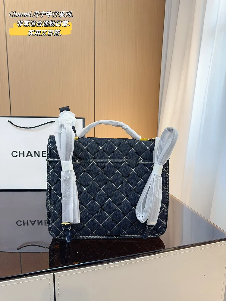 CC new arrival denim bag size:31*10*26cm - Image 7