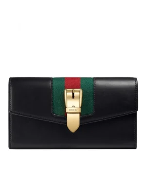 GG Sylvie leather continental wallet 476084