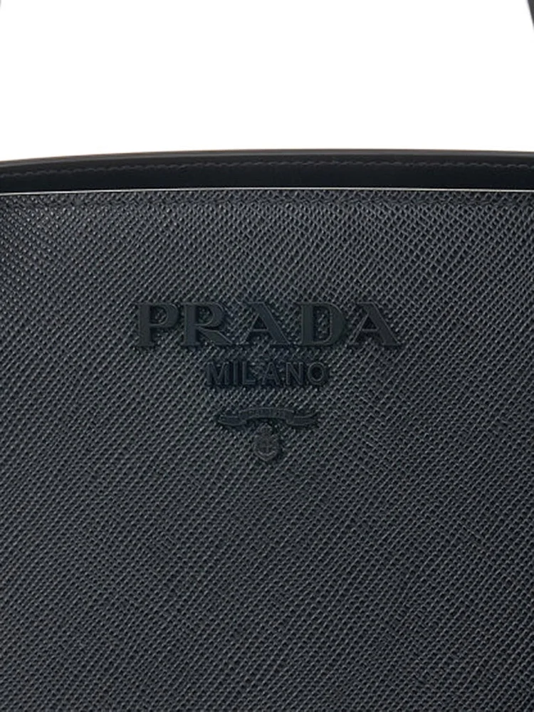 PP Monochrome Medium Saffiano Bag - Image 3