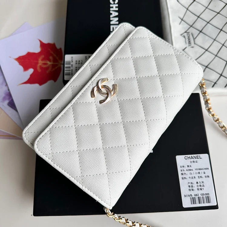 CC new arrival 2024 Woc bag caviar leather size: 19 cm - Image 5