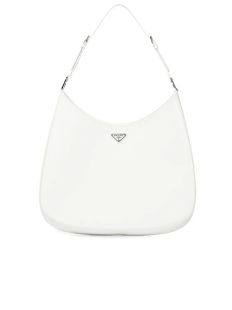 PP Cleo Maxi Brushed Leather Shoulder Bag