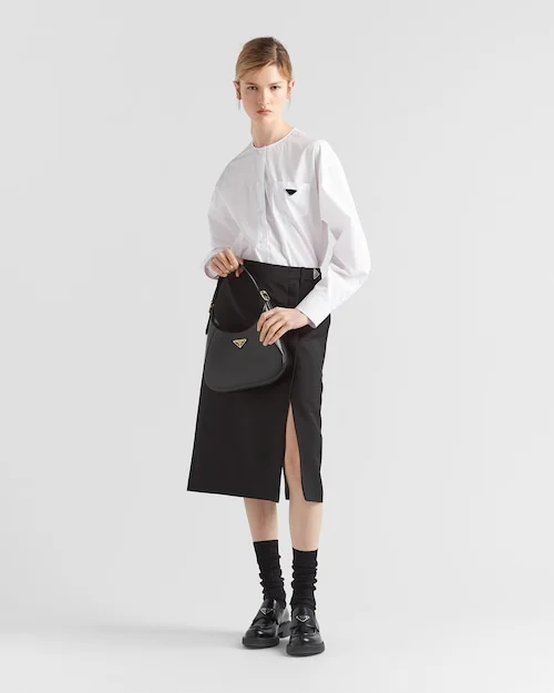 PP Leather shoulder bag ?C Black - Image 5