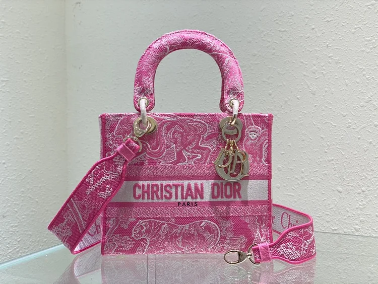 CD Medium Lady D Lite Bag - Image 17
