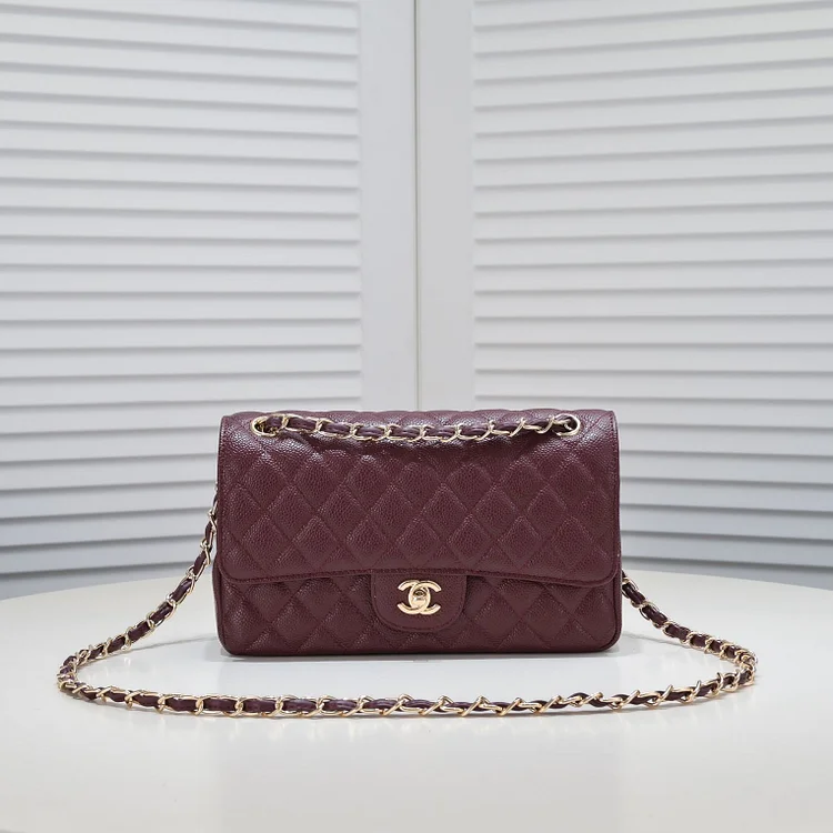 CC CF2.55 caviar leather bag 8 COLORS size: 25.5*16*6.5cm - Image 13