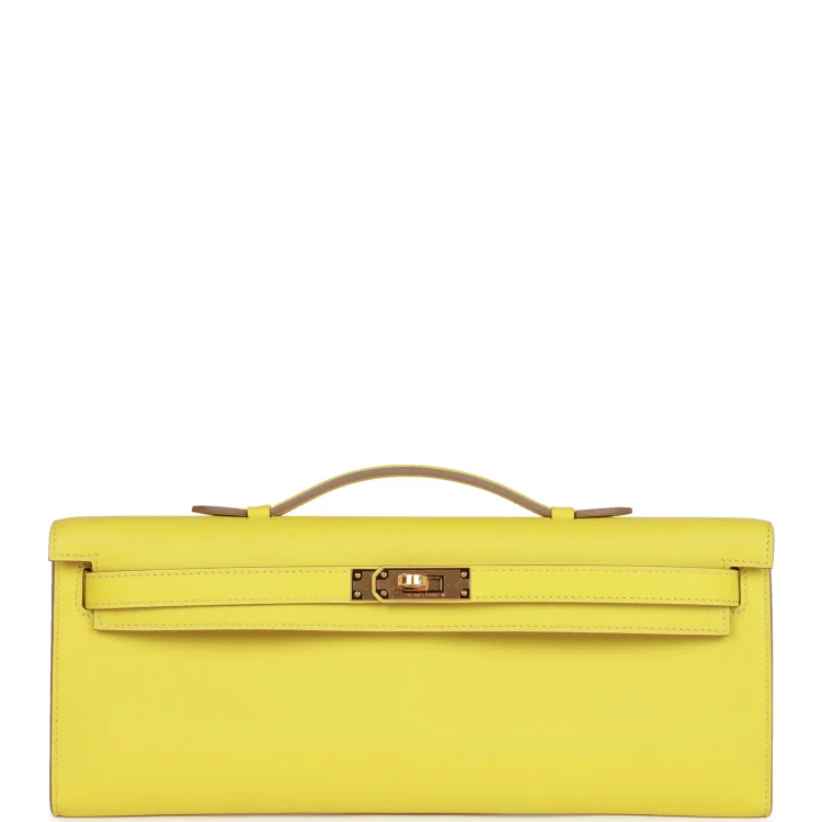 H Kelly Cut Lime Swift Gold Hardware