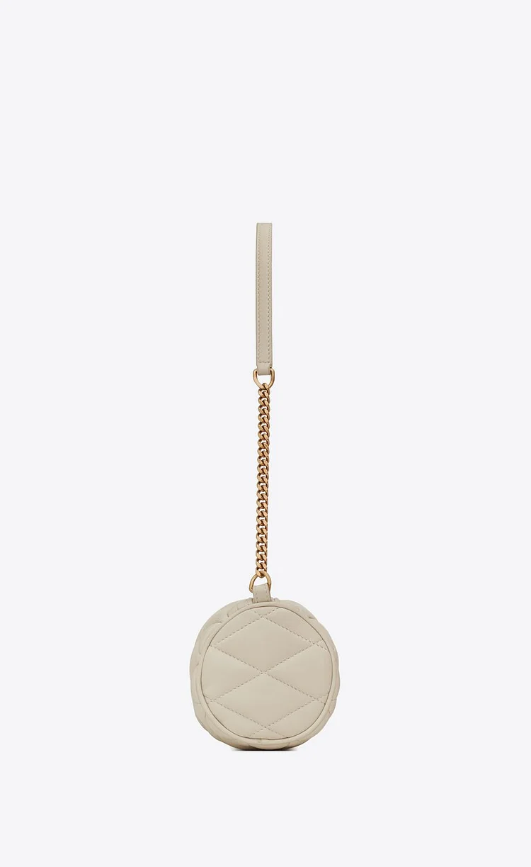 Y Sade Small Tube Bag in Quilted Lambskin - Image 3