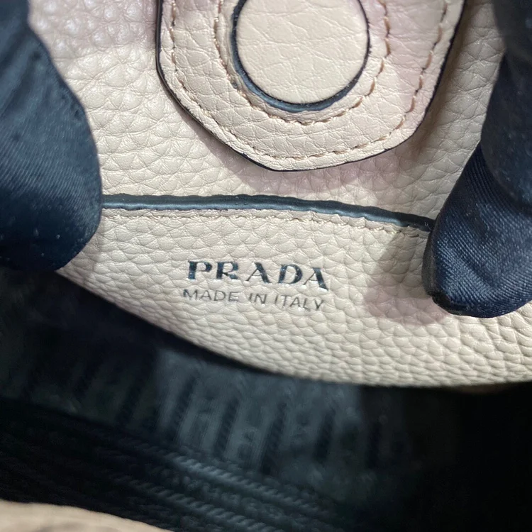 Pra Mini Shoulder Bag Beige For Women, Women??s Bags 7.9in/20cm - Image 3