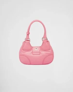 PP Moon padded nappa-leather bag ?C Geranium Pink