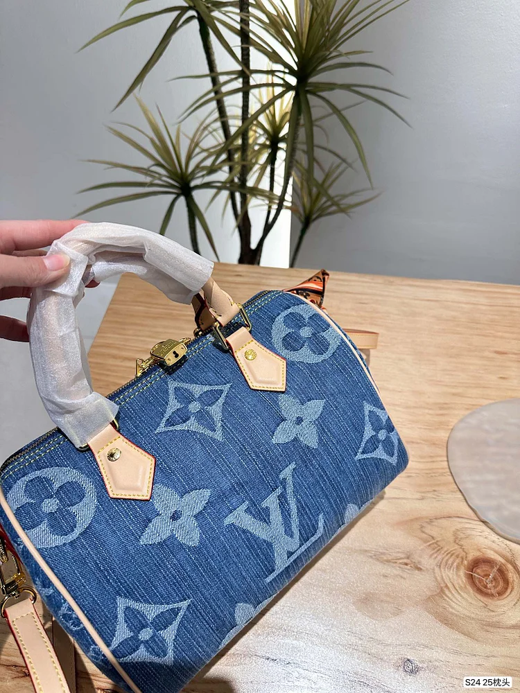 Louis new arrival denim speedy 25 bag - Image 3