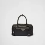 PP Antique nappa leather multi-pocket top-handle bag ?C Black