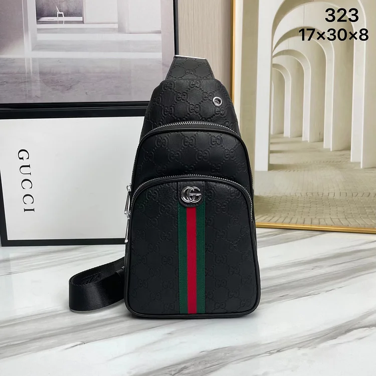 GG new arrival man bag size : 17x30x8 cm