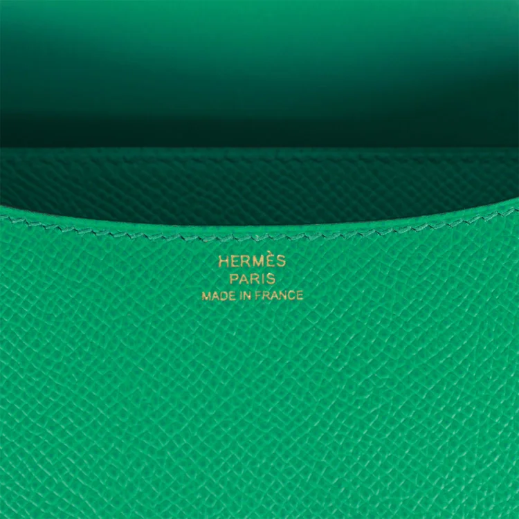 H Constance 18 Vert Jade Epsom Gold Hardware - Image 7