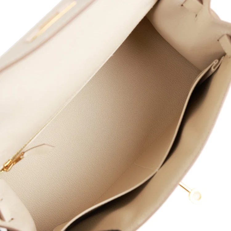 H Craie Epsom Sellier Kelly 28cm Gold Hardware - Image 7