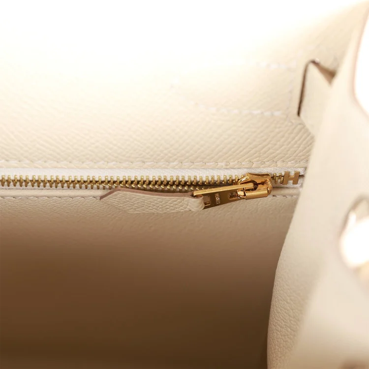H Craie Epsom Sellier Kelly 28cm Gold Hardware - Image 8