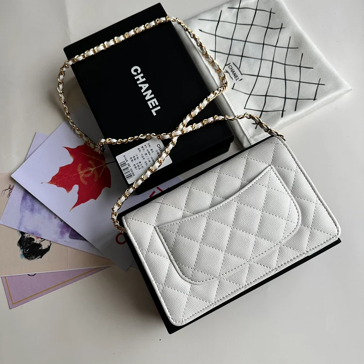 CC new arrival 2024 Woc bag caviar leather size: 19 cm - Image 7