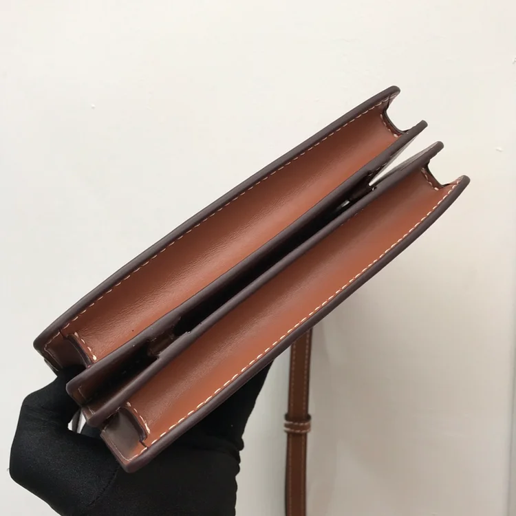 bb Mini Horseferry Print Title Bag With Pocket Detail Malt Brown For Women, Women??s Bags 7.5in/19cm 80146111 - Image 7