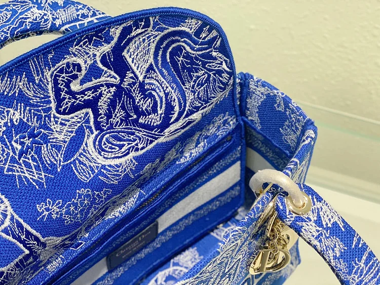 CD Medium Lady D Lite Bag - Image 6