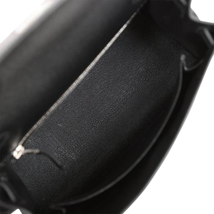 H Kelly Sellier 25 Black Epsom Palladium Hardware - Image 7