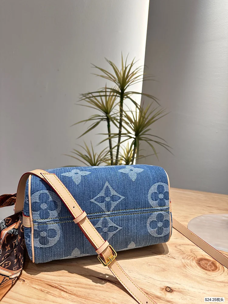 Louis new arrival denim speedy 25 bag - Image 5