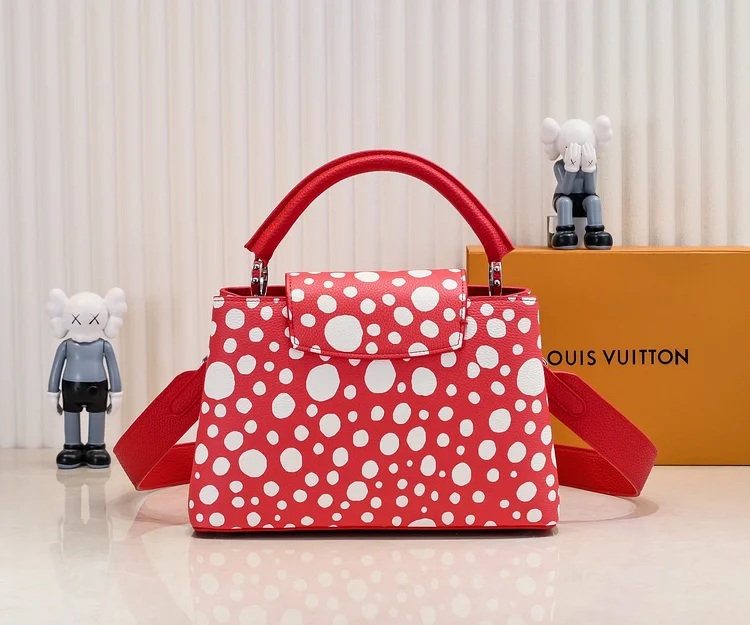 Louis x YK Capucines Taurillon new arrival bag size : 27 x 18 x 9 cm - Image 11