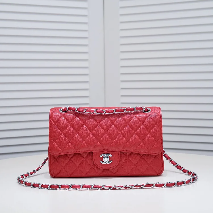 CC CF2.55 caviar leather bag 8 COLORS size: 25.5*16*6.5cm - Image 15