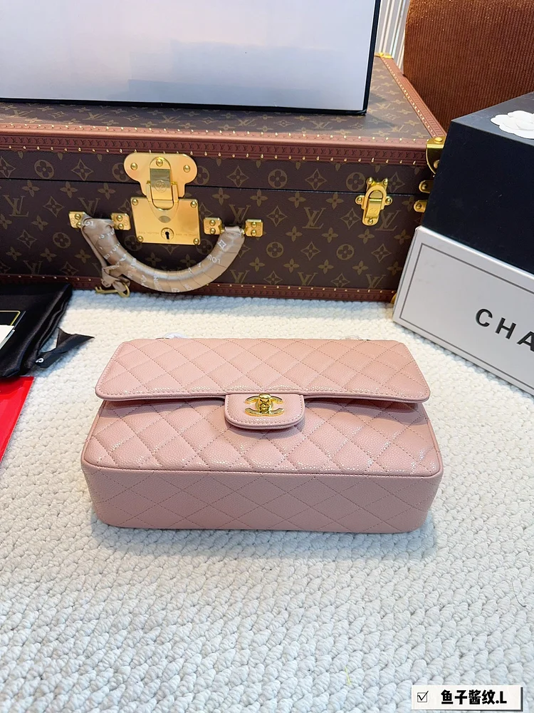 CC new arrival cf bag caviar leather size; 26*6*17cm - Image 10